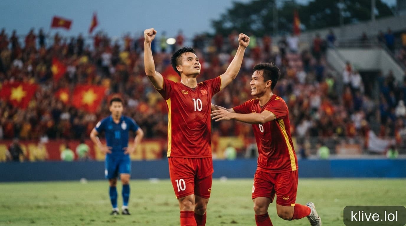 Việt Nam đánh bại Thái Lan 2-0: Lợi thế cực lớn trước trận chung kết lượt về tại Mỹ Đình