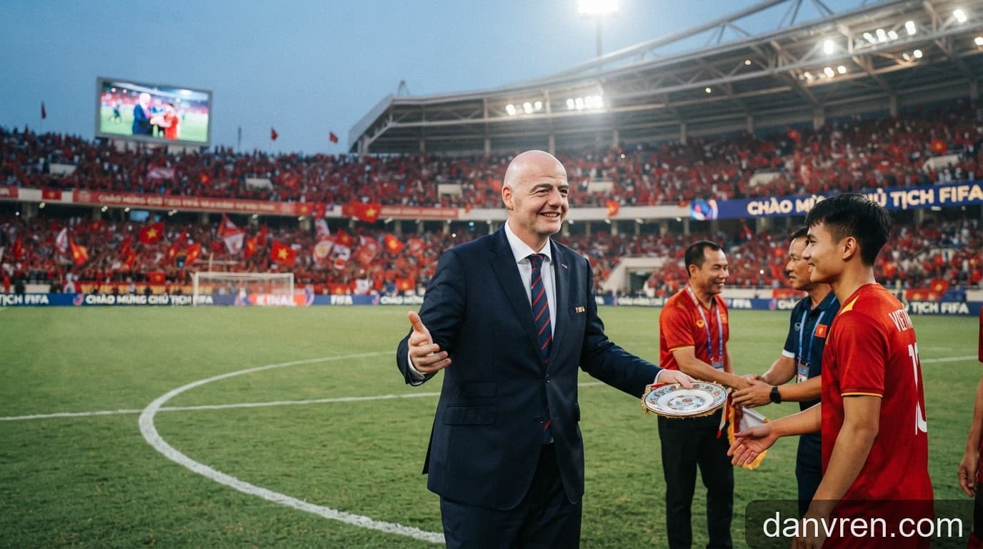 Chủ tịch FIFA Gianni Infantino tại Mỹ Đình: Thông điệp gì cho bóng đá Đông Nam Á?